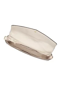 peaches crossbody flap with card case