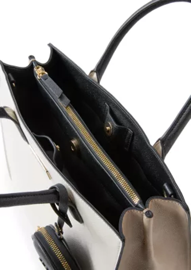 Nine West Magdalina triple compartment shopper