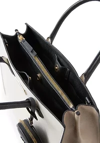 Nine West Magdalina triple compartment shopper