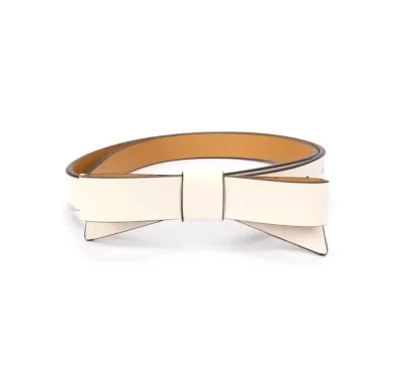 Kate Spade New York LEATHER BOW BELT