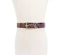 Kate Spade New York  32MM REVRSIBLE BELT (EMBOSSED SNAKE TO S