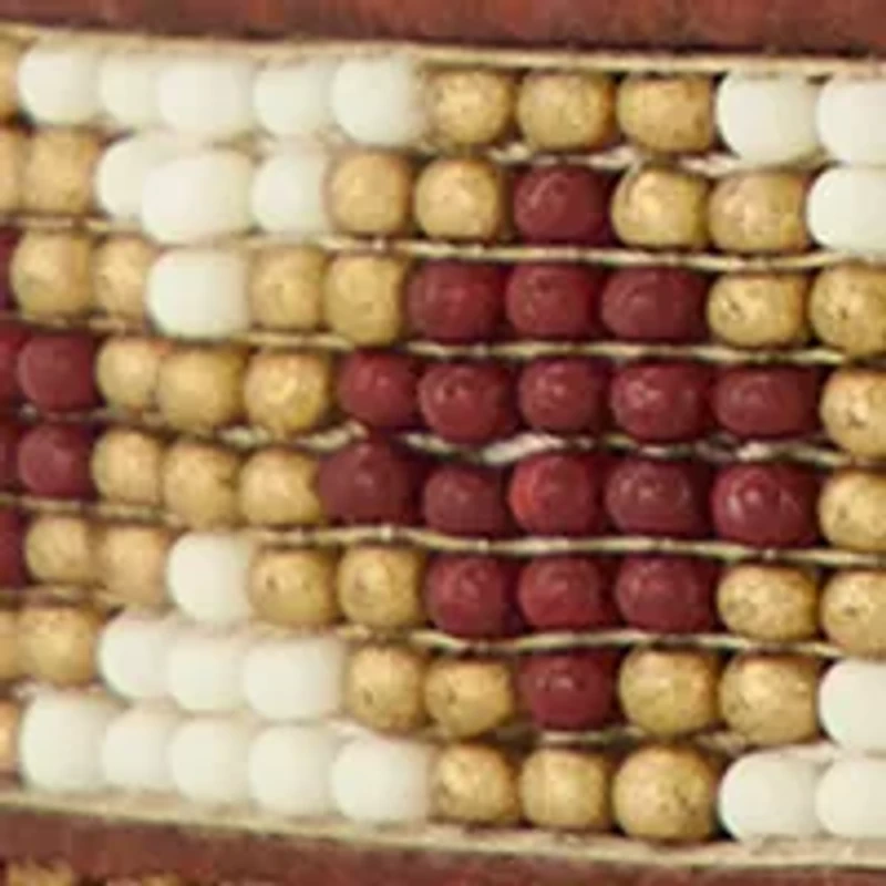 20 Millimeter Beaded Leather Belt