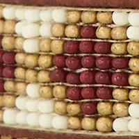 20 Millimeter Beaded Leather Belt