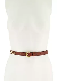 20 Millimeter Beaded Leather Belt
