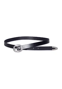 21 Millimeter Logo Western Center Bar Belt
