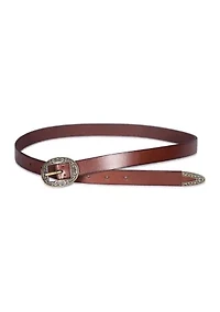 21 Millimeter Logo Western Center Bar Belt
