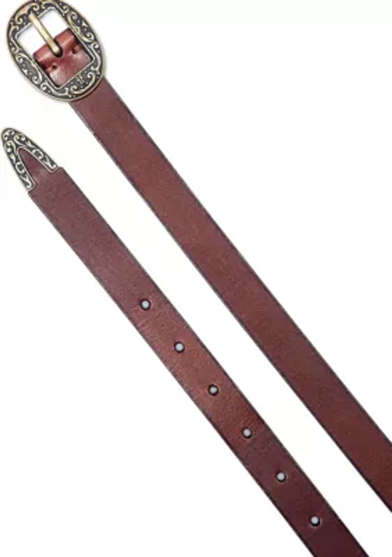 21 Millimeter Logo Western Center Bar Belt
