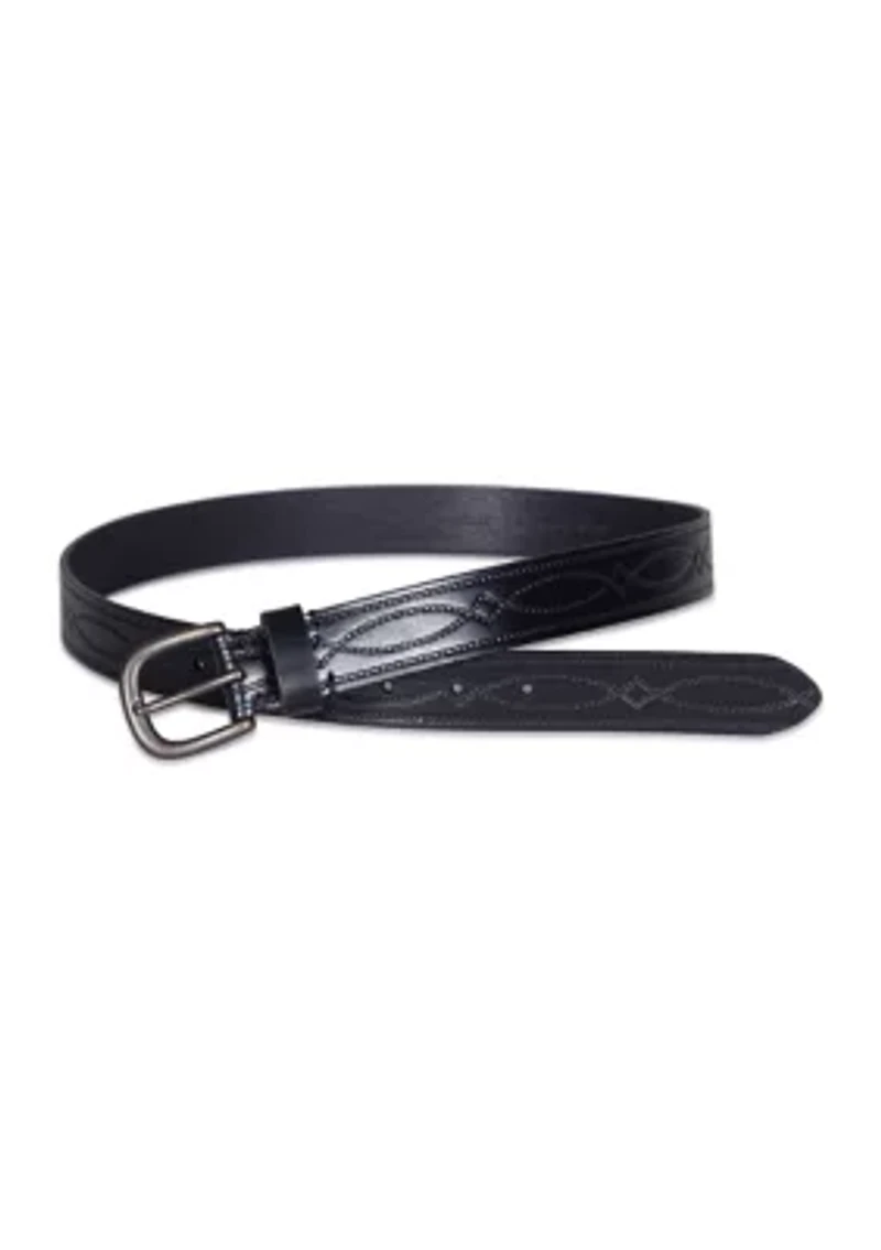 30 Millimeter Belt with Western Embossing