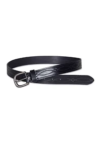 30 Millimeter Belt with Western Embossing