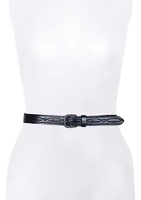 30 Millimeter Belt with Western Embossing