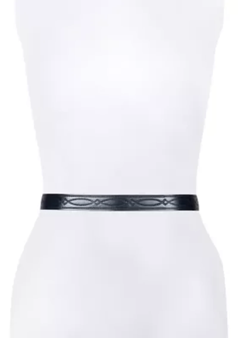 30 Millimeter Belt with Western Embossing