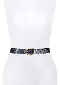 38 Millimeter Belt with Southwestern Embossing