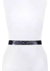 38 Millimeter Belt with Southwestern Embossing