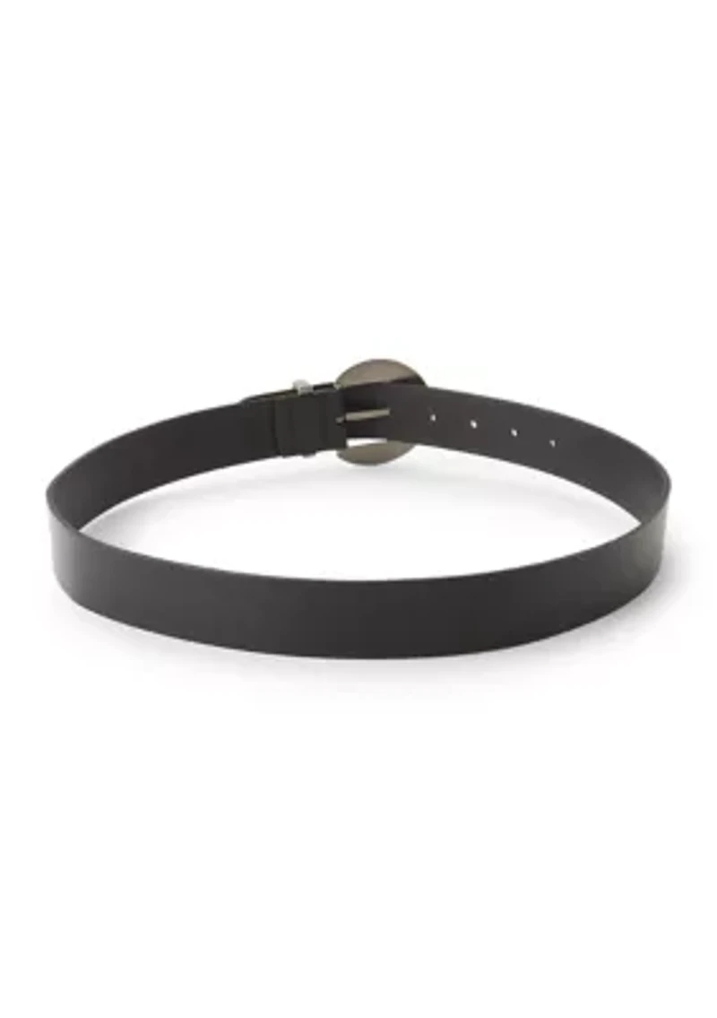 35mm Engraved Buckle Belt