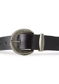 35mm Engraved Buckle Belt