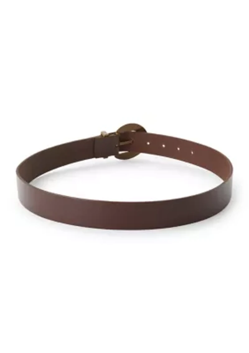 35mm Engraved Buckle Belt