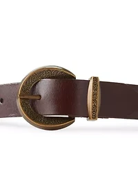 35mm Engraved Buckle Belt
