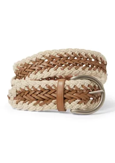 38mm Braided Cording Belt