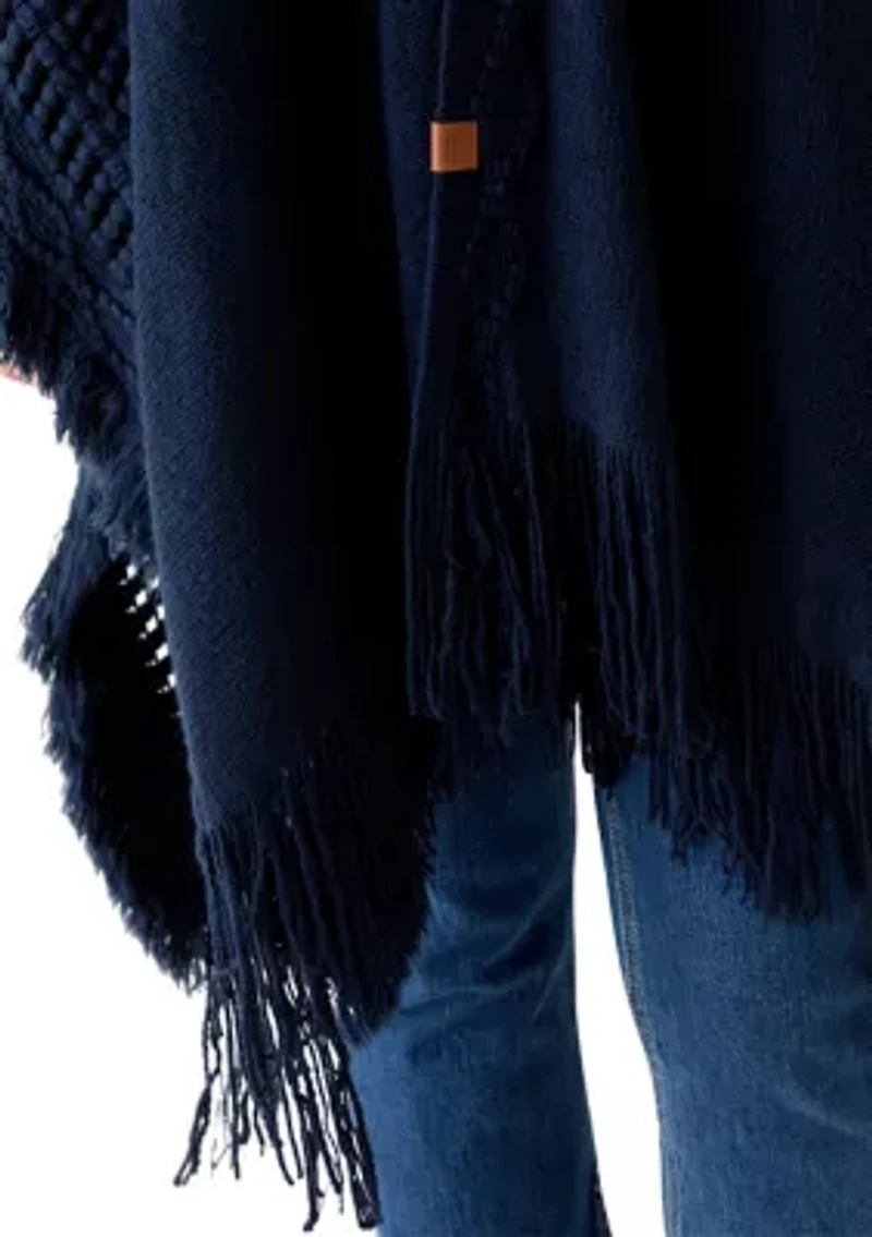 Embellished Fringe Ruana