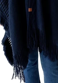 Embellished Fringe Ruana