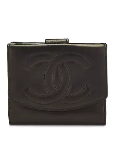 Black Caviar Timeless Compact Wallet - FINAL SALE, NO RETURNS