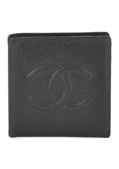 Chanel Black Caviar Timeless CC Bifold Wallet - FINAL SALE, NO RETURNS