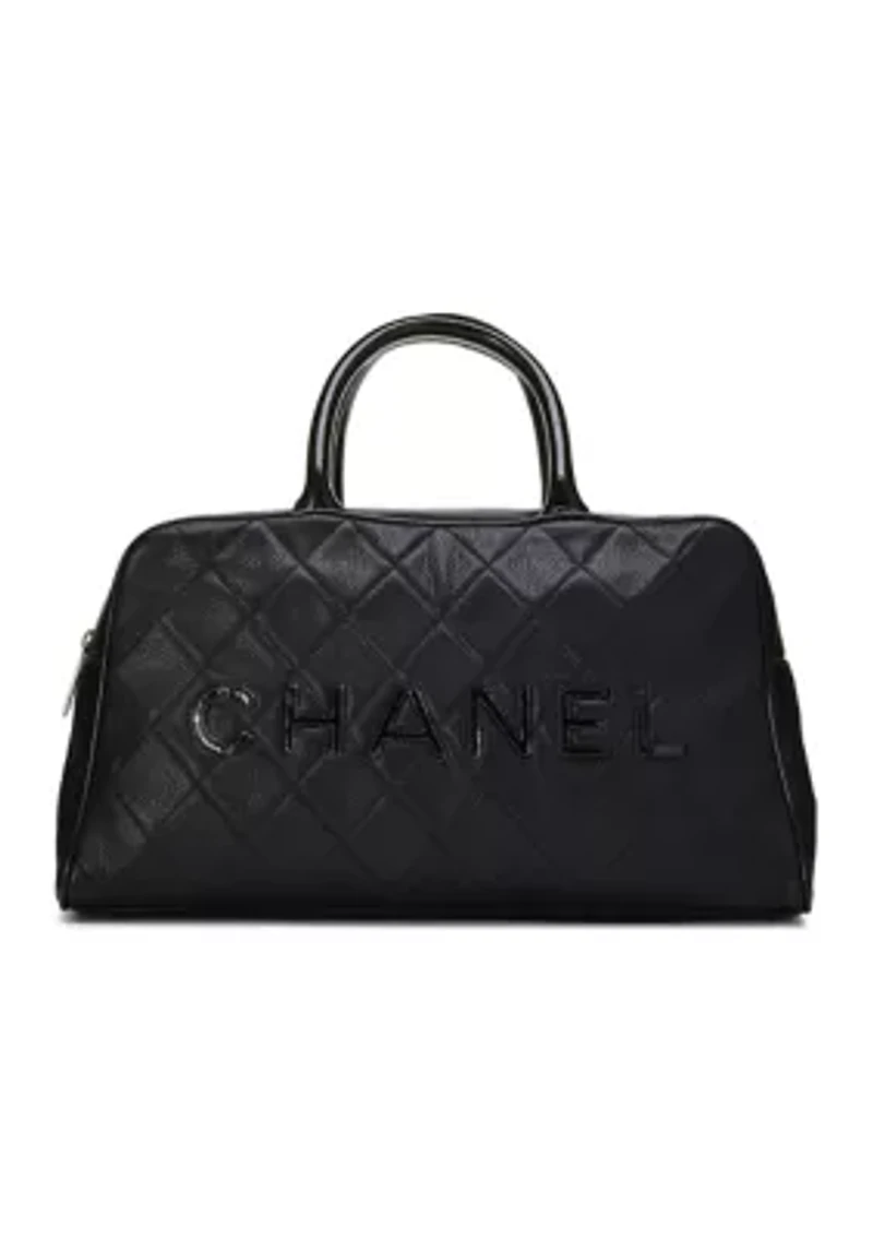 Chanel Quilted Caviar Bowler Medium - FINAL SALE
