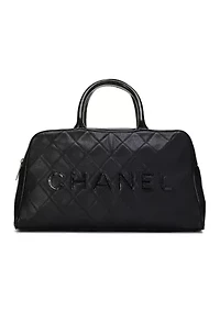 Chanel Quilted Caviar Bowler Medium - FINAL SALE