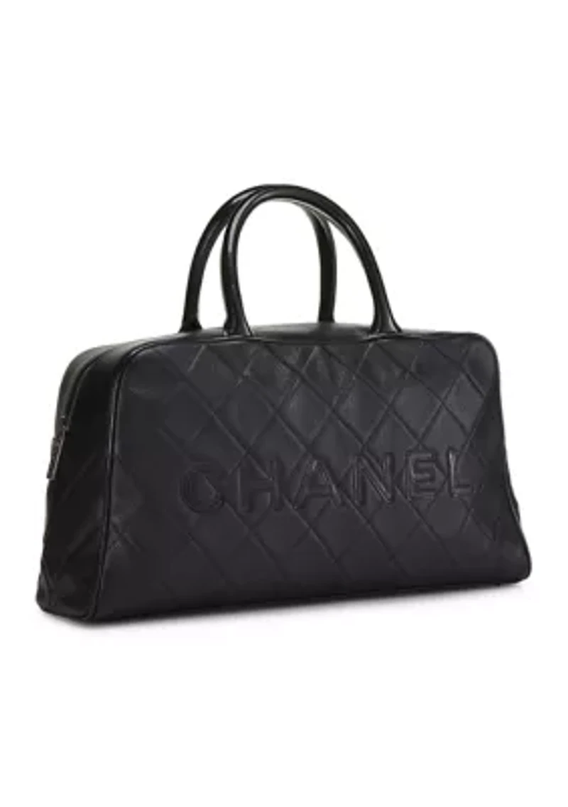 Chanel Quilted Caviar Bowler Medium - FINAL SALE