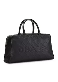 Chanel Quilted Caviar Bowler Medium - FINAL SALE