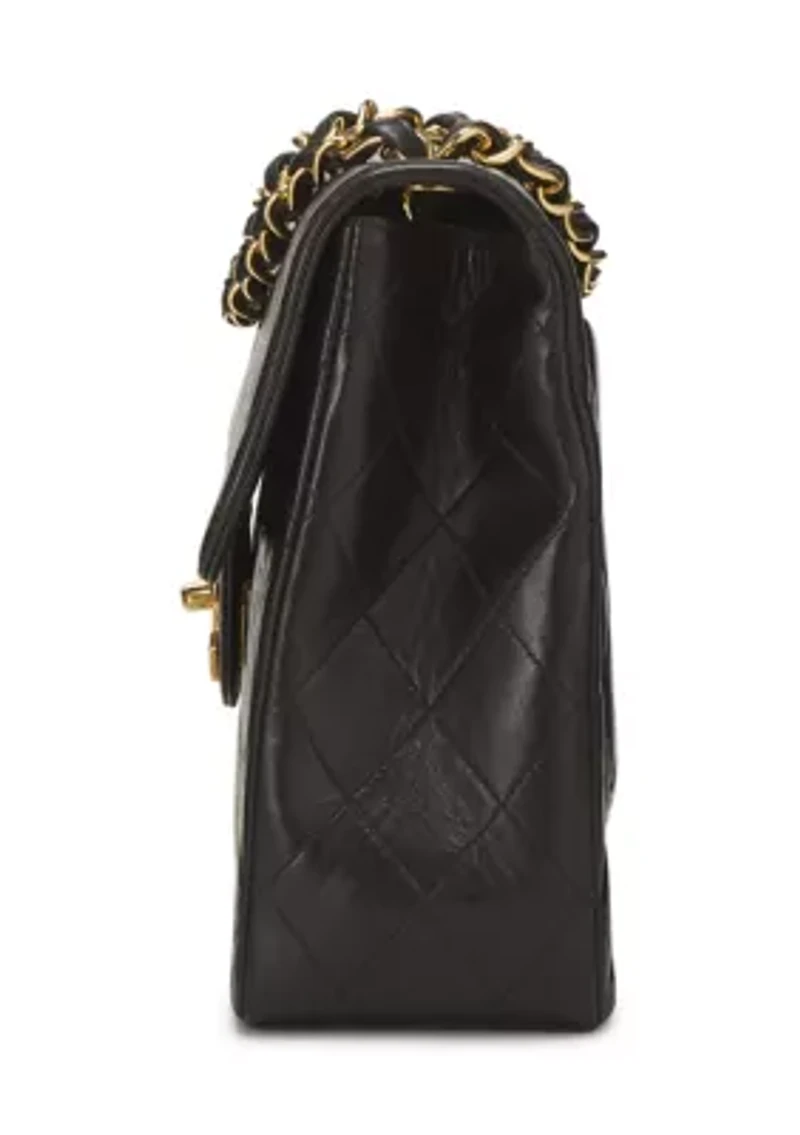 Chanel Black Quilted Lambskin Half Flap Jumbo - FINAL SALE, NO RETURNS