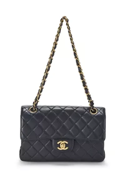 Chanel Blue Quilted Lambskin Double Sided Classic Flap - FINAL SALE, NO RETURNS