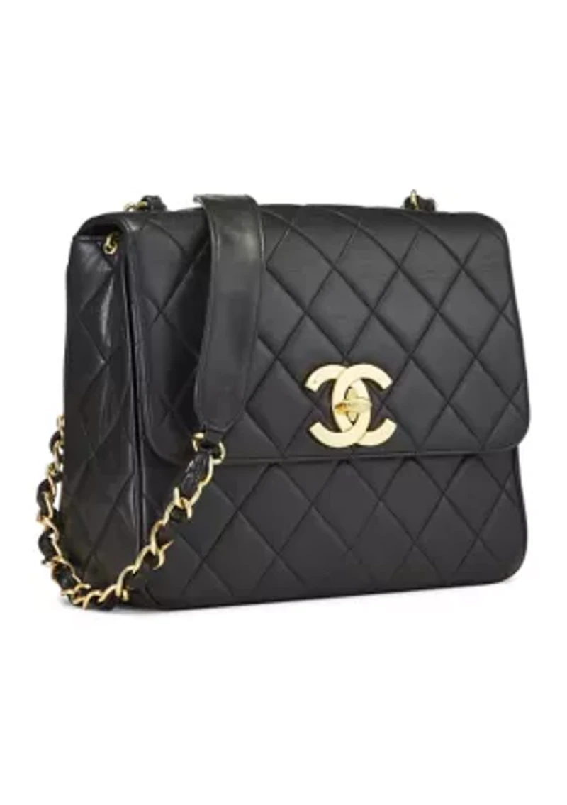 Chanel Black Lambskin Big 'CC' Square Flap - FINAL SALE, NO RETURNS