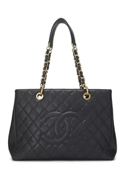 Chanel Black Caviar Grand Shopping Tote (GST) - FINAL SALE, NO RETURNS