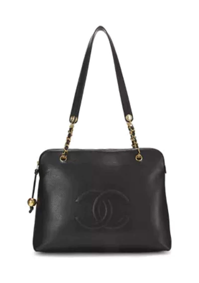 Chanel Black Caviar Large Zip Tote Bag - FINAL SALE, NO RETURNS