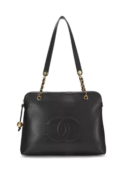 Chanel Black Caviar Large Zip Tote Bag - FINAL SALE, NO RETURNS