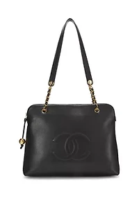 Chanel Black Caviar Large Zip Tote Bag - FINAL SALE, NO RETURNS