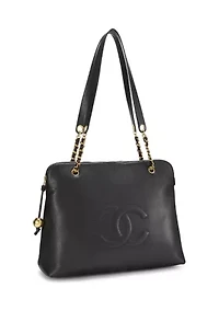 Chanel Black Caviar Large Zip Tote Bag - FINAL SALE, NO RETURNS