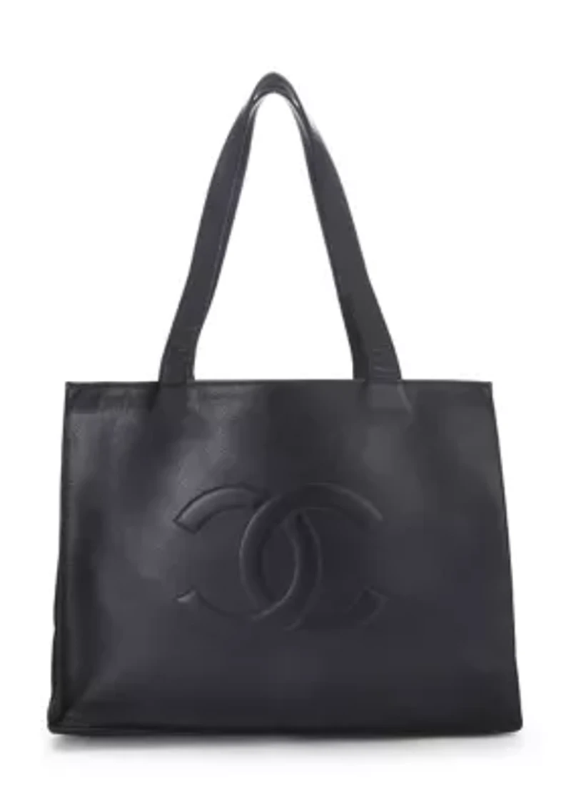 Black Caviar Medium Tote
