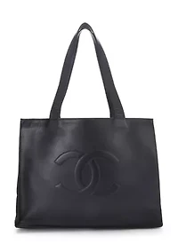 Black Caviar Medium Tote