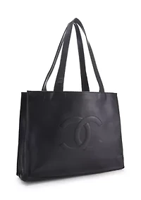 Black Caviar Medium Tote