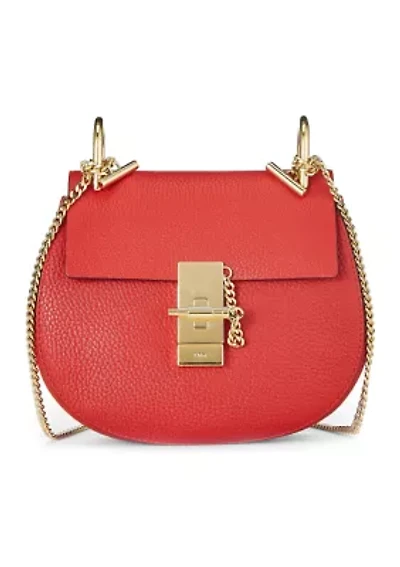 Chloe Red Leather Drew - FINAL SALE, NO RETURNS