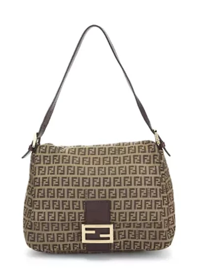 Fendi Brown Zucchino Mamma - FINAL SALE, NO RETURNS