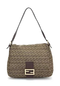 Fendi Brown Zucchino Mamma - FINAL SALE, NO RETURNS