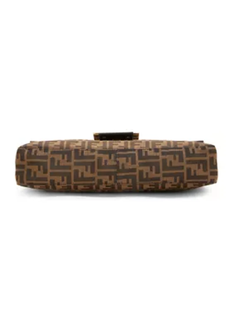 Fendi Brown Zucca Shoulder Bag - FINAL SALE, NO RETURNS
