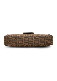 Fendi Brown Zucca Shoulder Bag - FINAL SALE, NO RETURNS