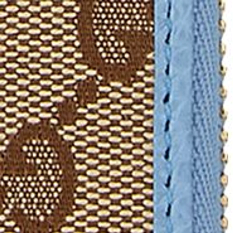 Gucci Blue Canvas Zip Around Wallet - FINAL SALE, NO RETURNS