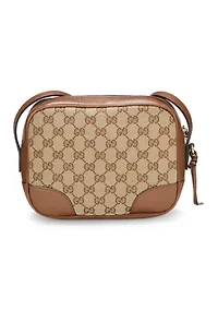 Gucci Brown Canvas Bree Crossbody - FINAL SALE