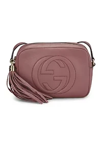 Gucci Pink Leather Soho Disco Bag - FINAL SALE, NO RETURNS