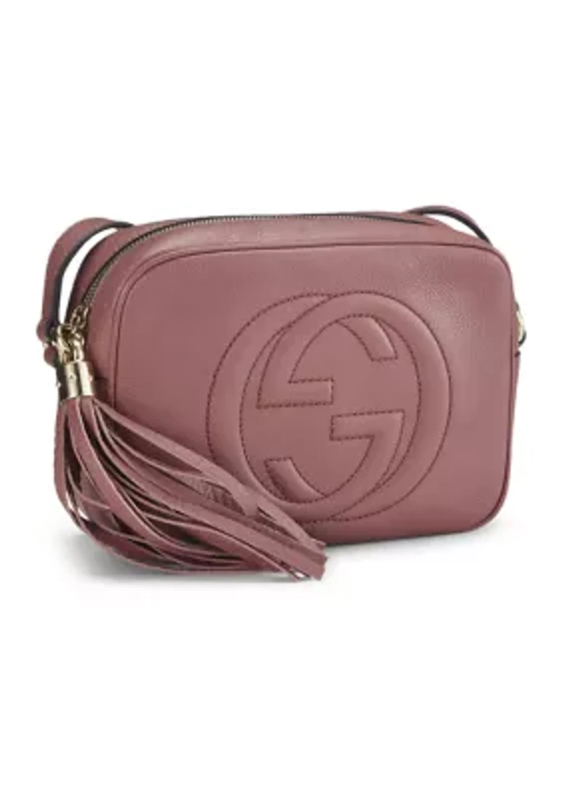 Gucci Pink Leather Soho Disco Bag - FINAL SALE, NO RETURNS